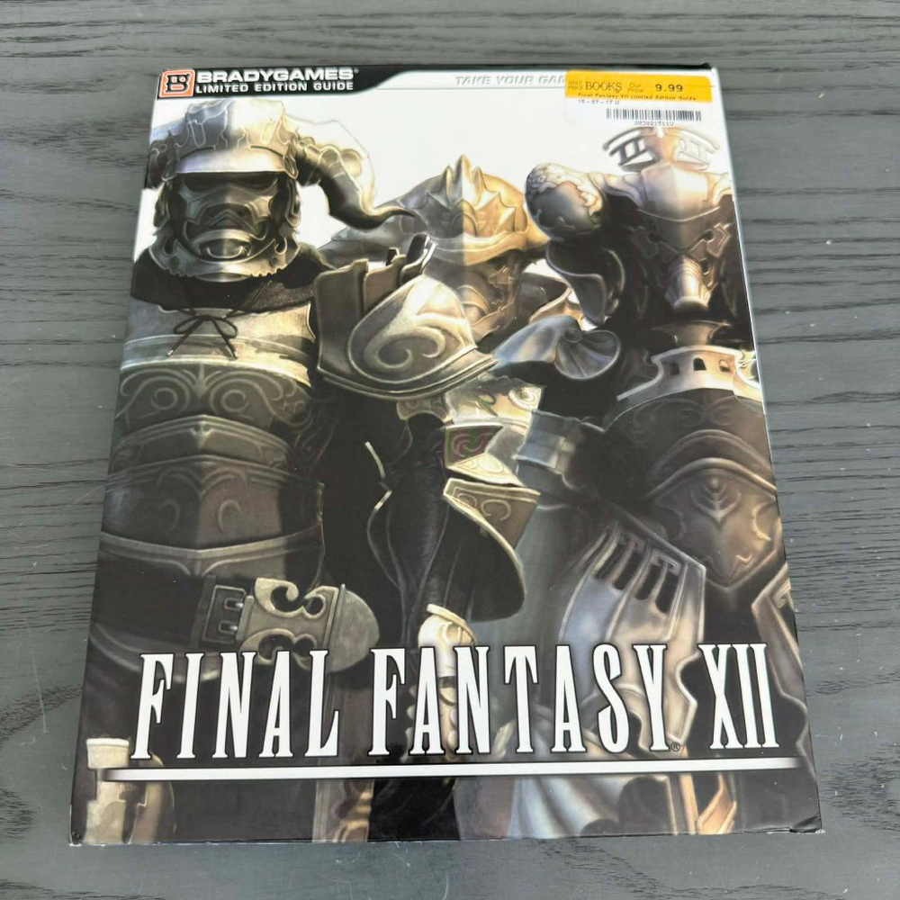 BradyGames Final Fantasy XII Limited Edition Guide Black White